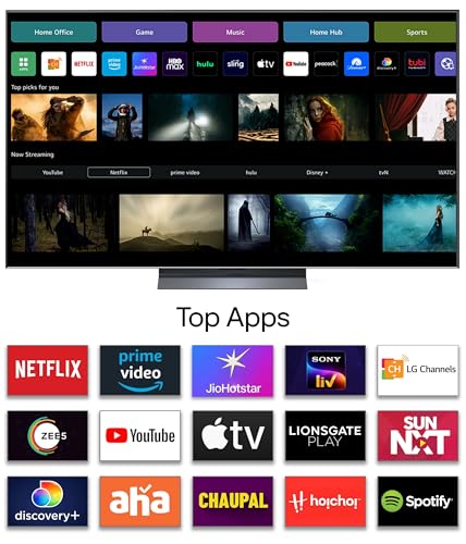 Image of LG 164 cm (65 Inches) OLED evo C5 AI Series 4K Ultra HD (3840 x 2160) Smart webOS OLED TV OLED65C56LA