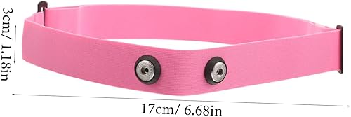 Miniatura 9 de Correa de monitor de frecuencia cardíaca Correa deportiva deportiva elástica rosa reemplazar la banda de reemplazo de frecuencia cardíaca