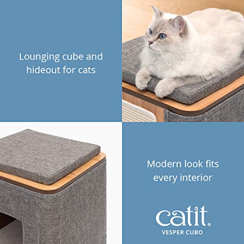 Arranhador Vesper V-cubo Cinza Hagen