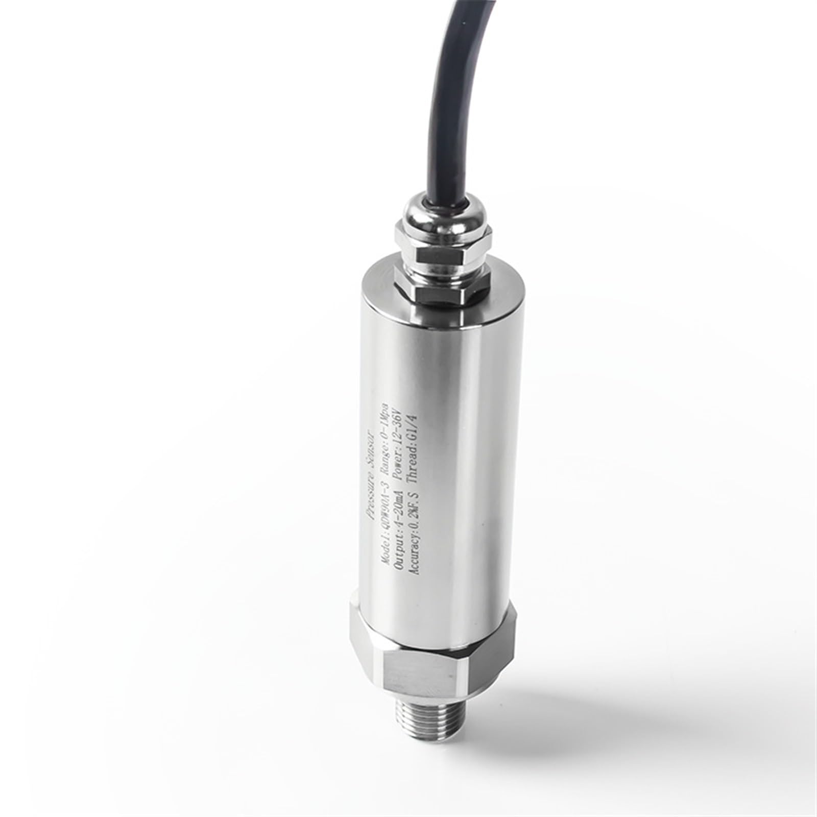 Pressure Sensor Transmitter 0-4bar 0-1bar 0-10bar 0-25bar to RS485 0-10V 4-20mA M20*1.5 Pressure Sensor Transducer Transmitter Sensor(1-5V Output,0-200bar)