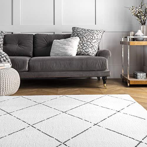 nuLOOM Hand Tufted Armitra Area Rug, 5x7, Natural by nuLOOM - Image 3