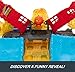 Hot Wheels Monster Trucks Toy Playset, 1:64 Scale 5-Alarm Firetruck Battles The Fire Monster for a Funny Reveal, 2 Crushed Cars, Power Smashers