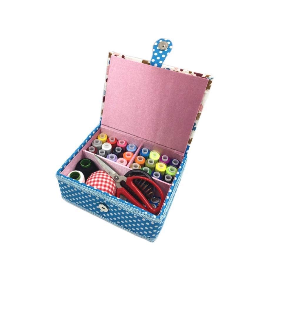 Kit Cucito Completo In Scatola Di Tessuto - Forbici, Aghi, Filo, Ditale E Accessori Per Cucito - Foto 7