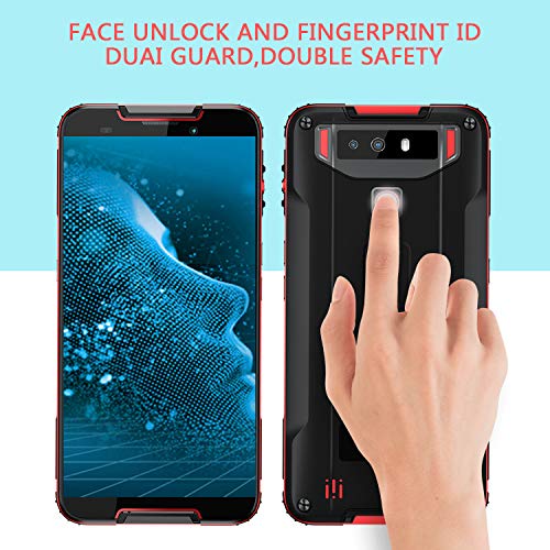 CUBOT Quest 5.5-inch Android 9.0 Pie Rugged Smartphone Unlocked, 4GB+64GB,4G Dual SIM, NFC,Gyroscope, 4000mAh Battery, 12MP Camera, IP68 Waterproof Shockproof, Dustproof (Black) - Thumbnail 3