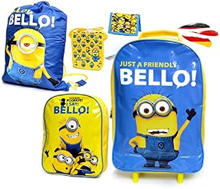 Minions Luggage Set, 40 cm, 110 L, Yellow