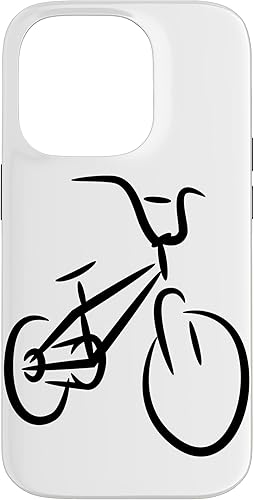 Vista 40 de iPhone 12 mini BMX Bike Drawing BMX Cyclist Bike Motocross Case