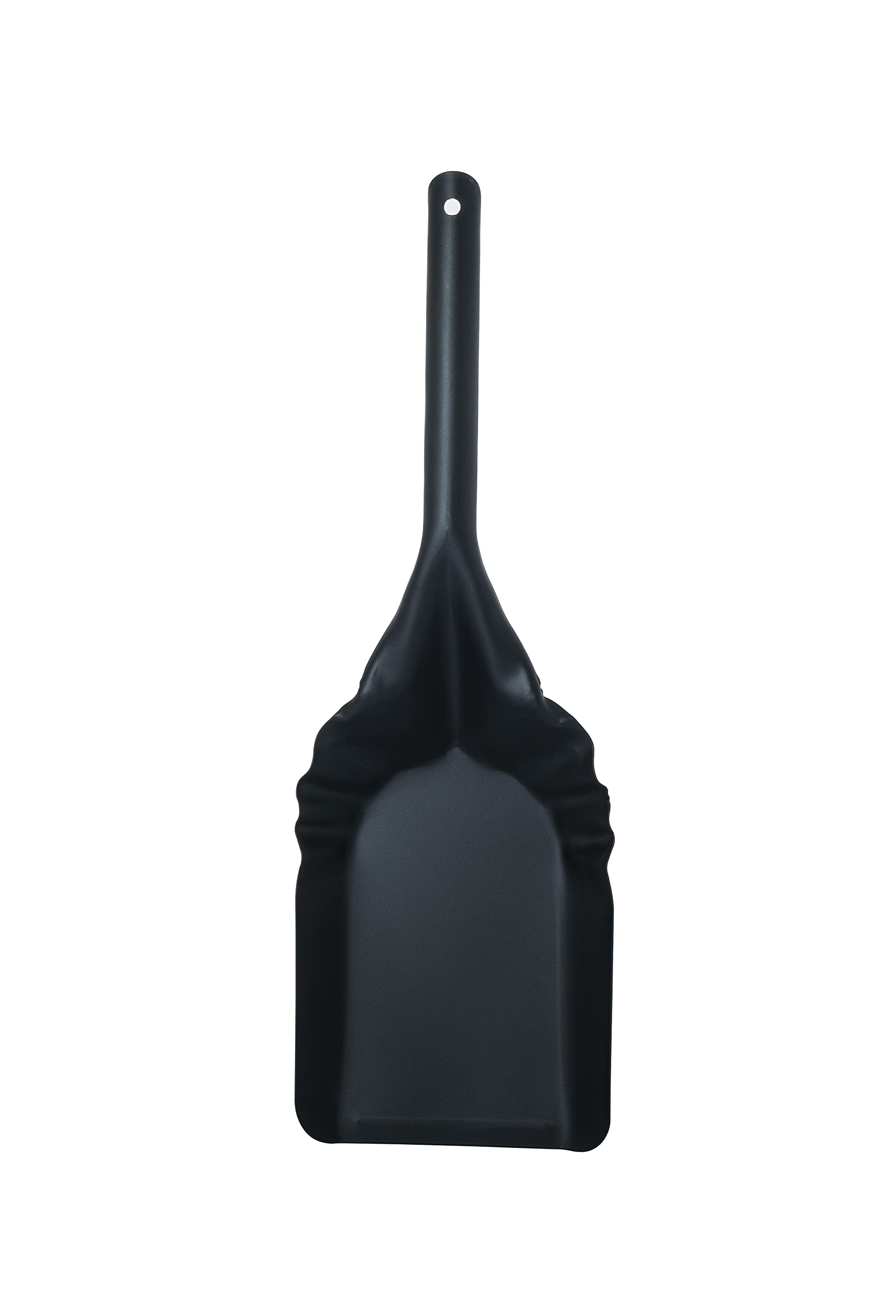 Cubo para cenizas con tapa y pala, acero galvanizado resistente al fuego y con recubrimiento en polvo, cubo para carbón con asa, grande 19 L, pala para cenizas de chimenea y parrilla