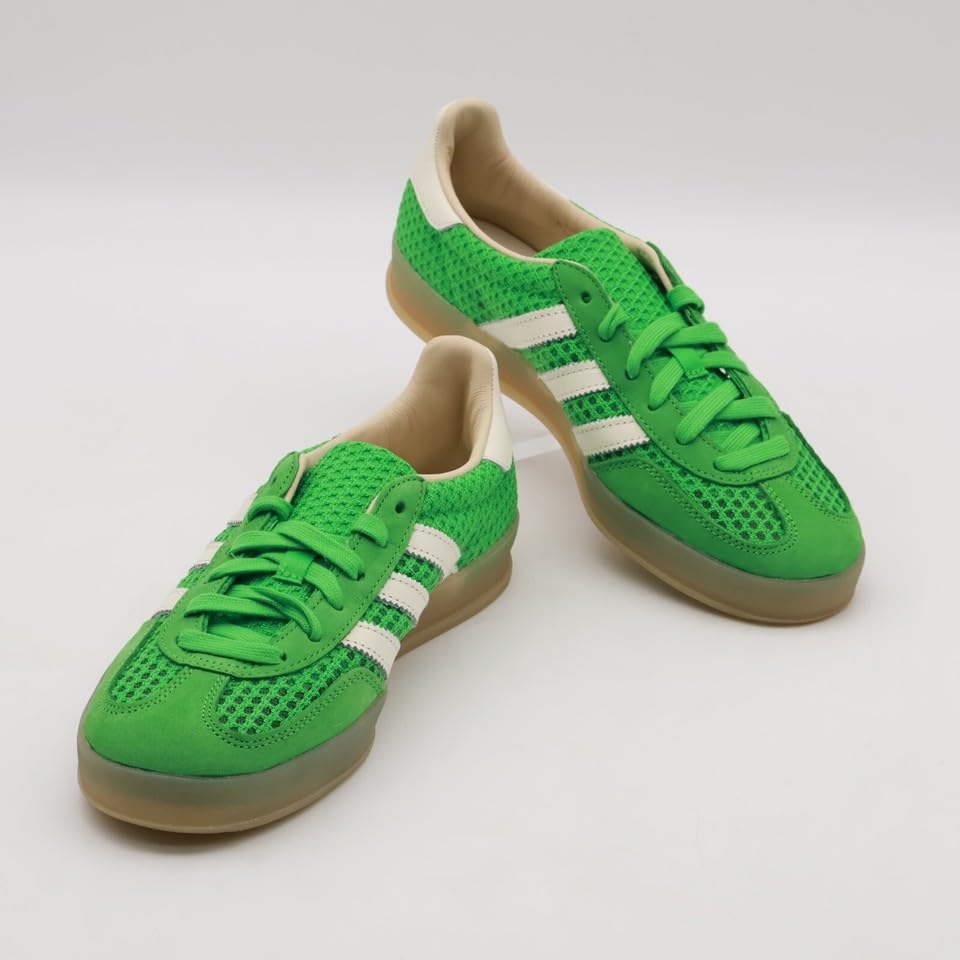 Image of Adidas Men's Gazelle Indoor Energy greenOff White /Magic Beige 12 US