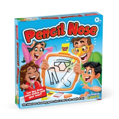 Image of Pencil Nose Board Games for Family Night - The Ultimate Drawing Game - Kids Games, Family Game, Multi-Player, Party Game - Ages 8+