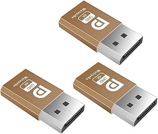 Woieyeks DisplayPort Headless Ghost Display EDID Emulator,Virtual Display Adapter,DP Dummy Plug 4K(fit Headless 1920x1080@60Hz/2560x1600@60Hz/3840x2160@17hz) -3 Pack
