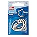 Produktbild Prym 555230 Halbrundringe 30 mm silberfarbig, Silber
