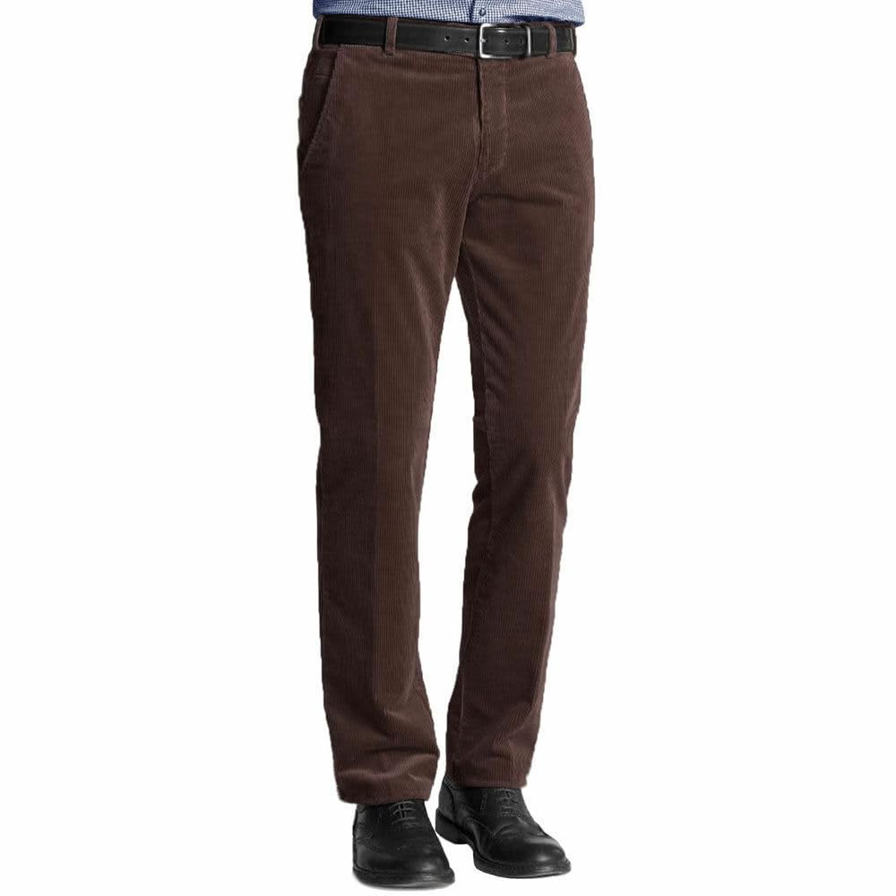 GillicciMens Warm Heavy Smart Formal Work Casual Plain Cord Corduroy Trousers