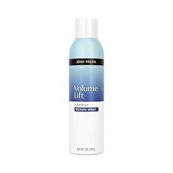 John Frieda Dry Texture Spray for Fine Hair, Lightweight Texturizing Spray for Volume and Grip with Pea Protein, No Residue, 7 Oz