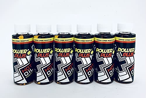 PowerPlus Hot Oil Additive Kart Racing/Midget Racing - Horsepower Booster - 4oz (6 PACK)
