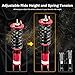 maXpeedingrods Coilover for Honda Civic 1988-2000, for Honda CRX 1988-1991, for Del Sol 1992-1995, for Acura Integra 1990-2001, 24 Levels Damper Adjustable Coilovers Suspension Kit, Lowering Kit, Red