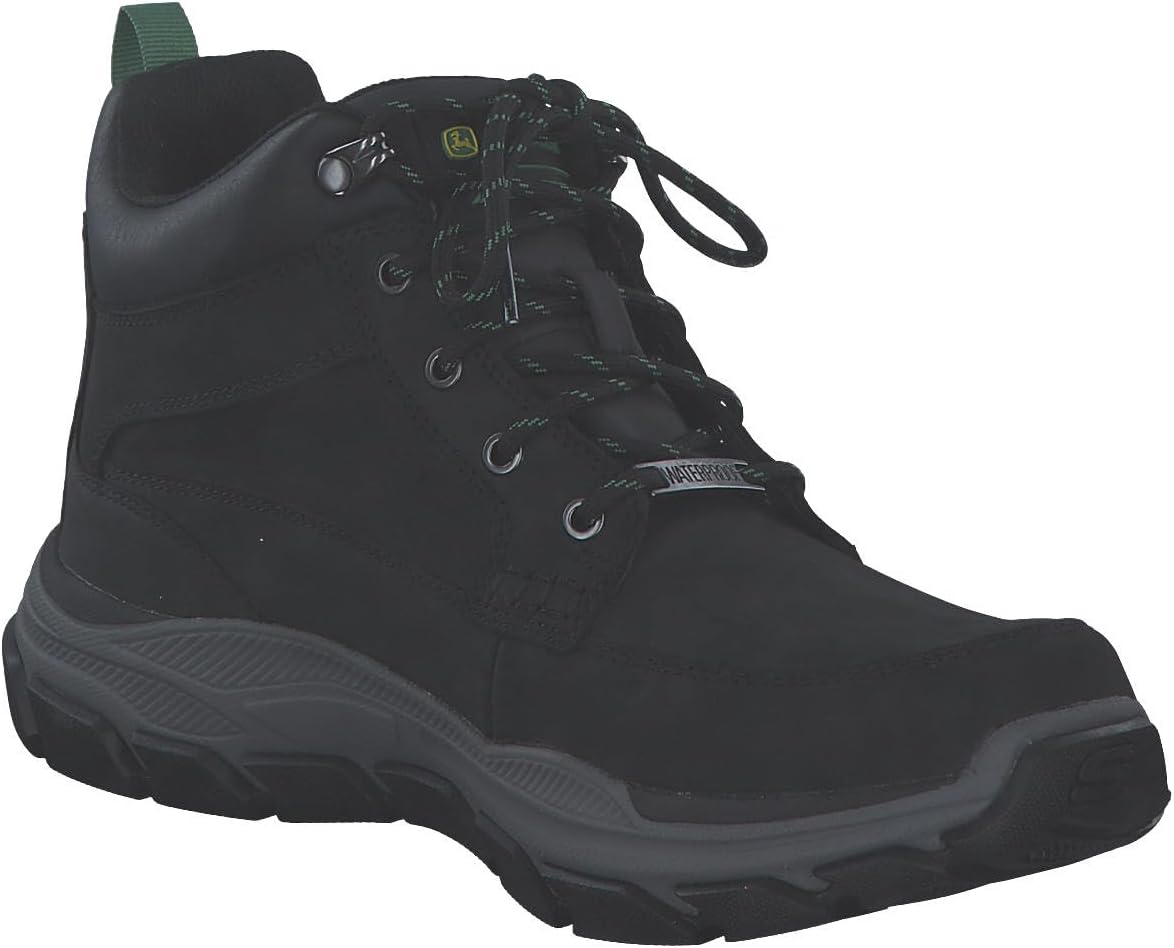 Skechers Men's John Deere: Respected - Landin Waterproof Mid Top Leather Lace Up Boots