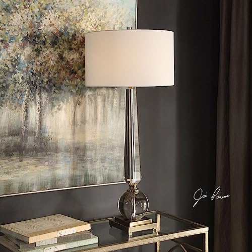 Uttermost Crista lámpara de mesa 1 luz miniatura 2