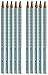 Produktbild Faber-Castell 111997-12 Jumbo GRIP Bleistifte, Härtegrad: B, Schaftfarbe: silber (10er, silber)
