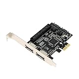 JMB363 PCI Express Expansion Card, PCI-E to 2 Ports SATA IDE eSATA Adapter,2 Port SATA 2.0 + IDE + 2 Port eSATA PCI-e PCI Express RAID Controller Card