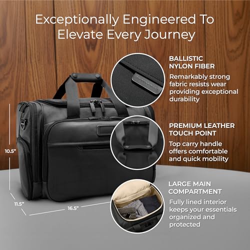Briggs & Riley Travel Duffel Bag - Weekender & Overnight Luggage for Women & Men, Softside Bag2
