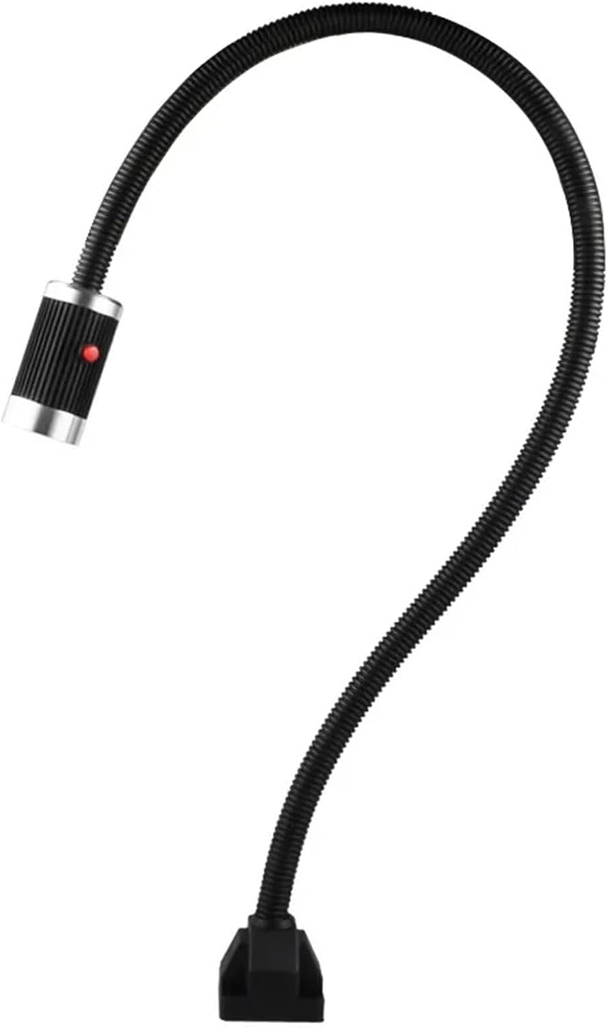 LED Machine Work Lamp with 80cm/100cm/120cm Long Gooseneck 220V 9W LED Lighting Tool for Machine CNC Lathe Workshop(9W 220V 800mm Rod)