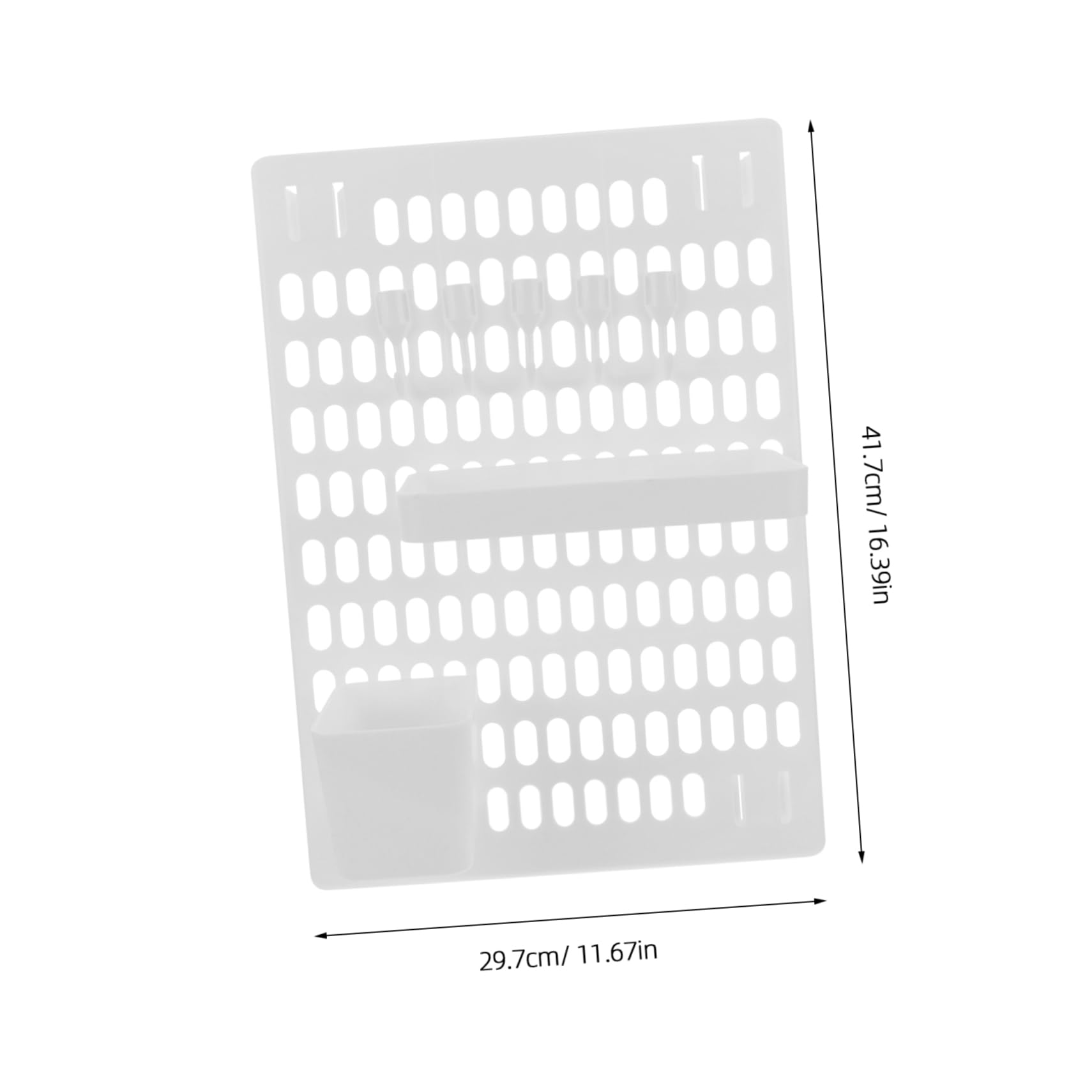 Unomor Pegboard Organizer Wall Mount Dorm Organization Tool Storage Wall Mount Pegboard Panel for Bedroom Apartment