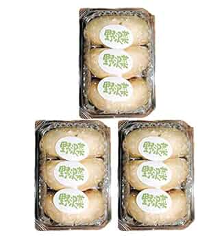 【旬セット】+おやき8個 Amazon | 【クール配送】信州おやき おやきパック野沢菜3個入×3