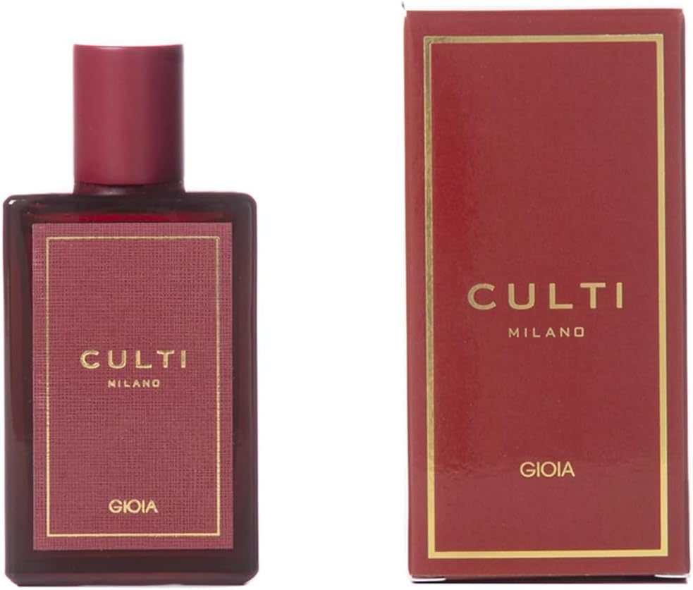 Culti Milano Gioia Home Spray, 100ml Luxury Oriental Spicy Fragrance, Christmas Collection, Bitter Orange, Gingerbread, Fir Wood