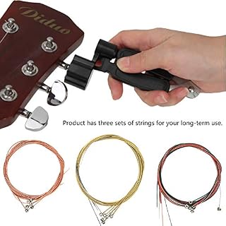 Kit d'accessoires de guitare, kit de changement de cordes de guitare exquis excellent pour le kit d'accessoires de… – Image 5