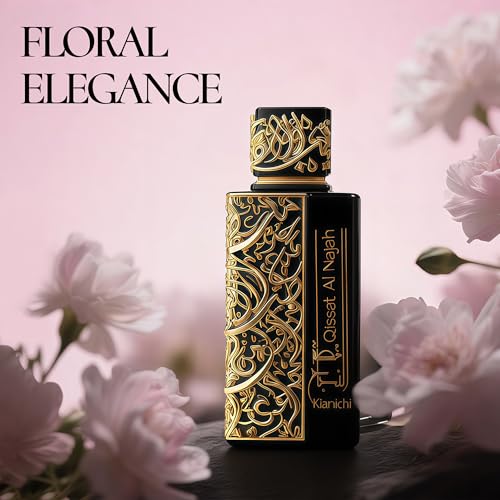 Image of QISSAT AL NAJAH KIAMICH Cologne for Men | Premium Lavender & Oud Eau de Parfum | 100ml Long Lasting Perfume with Geranium & Frankincense | Fresh Woody Spiritual Scent