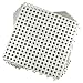 Set of 9 Interlocking Gray Rubber Floor Tiles- 11.75 inches Each Side - Wet Areas Like Pool Shower Locker-Room Bathroom Deck Patio Garage Boat. Can be Cut to fit- Mako Line - Foghorn Construction