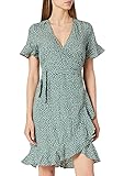 Weicher und leichter Stoff VERO MODA Female Minikleid Wickel LLaurel Wreath