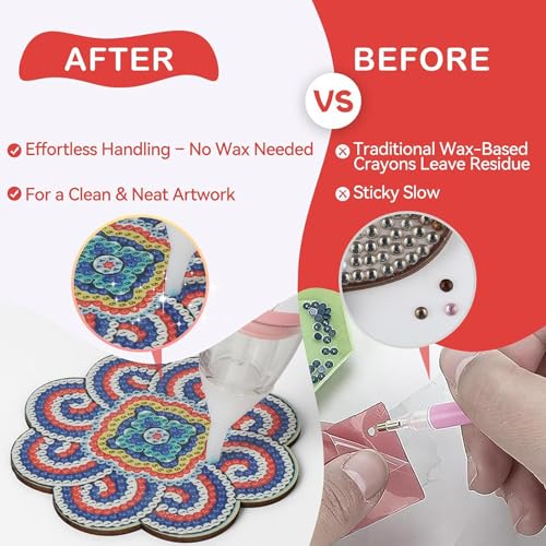 Stylo électrique de peinture à paillettes automatique à 3 modes réglables - 7