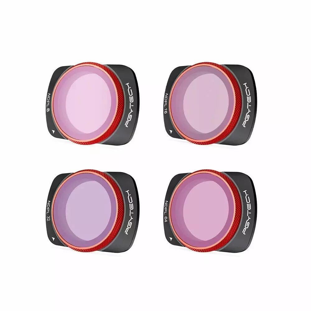 PGYTECH ND-PL Filter Set for DJI Osmo Pocket 3 - ND8, ND16, ND32, ND64