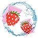 Peosaard Swimming Armband for Kid Inflatable Swimming Arm Band Cute Float Armband Swim Training Aid Aged 3-6 1Pair Strawberry, Swimming Float Armbands