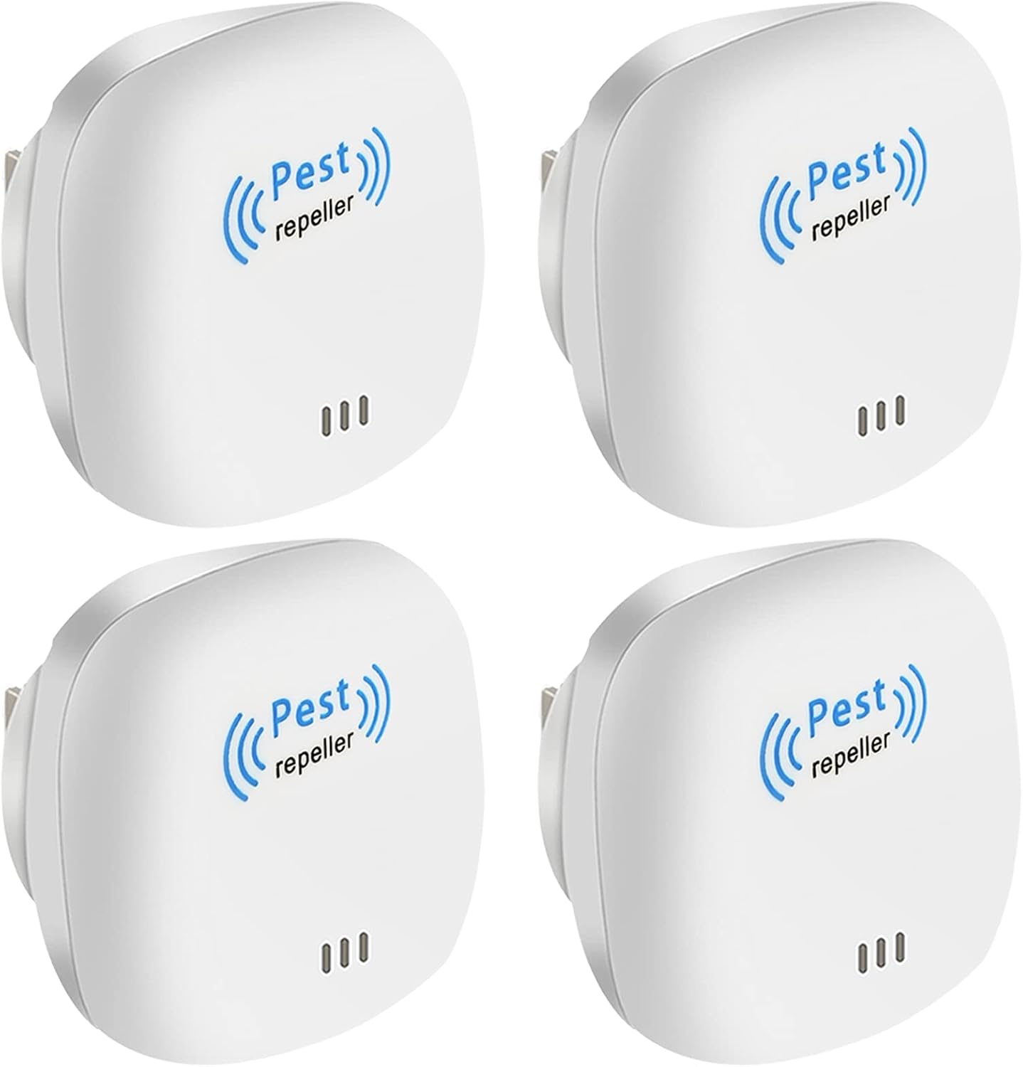 Product image of Ultrasonic Pest Repeller, Electronic Mouse Repellent Plug In Indoor for Pest Control Drive Away Mouse, Mice, Rodent,Spider & Rat, Rodent Control Harmless To Pets And Human,4 Packs