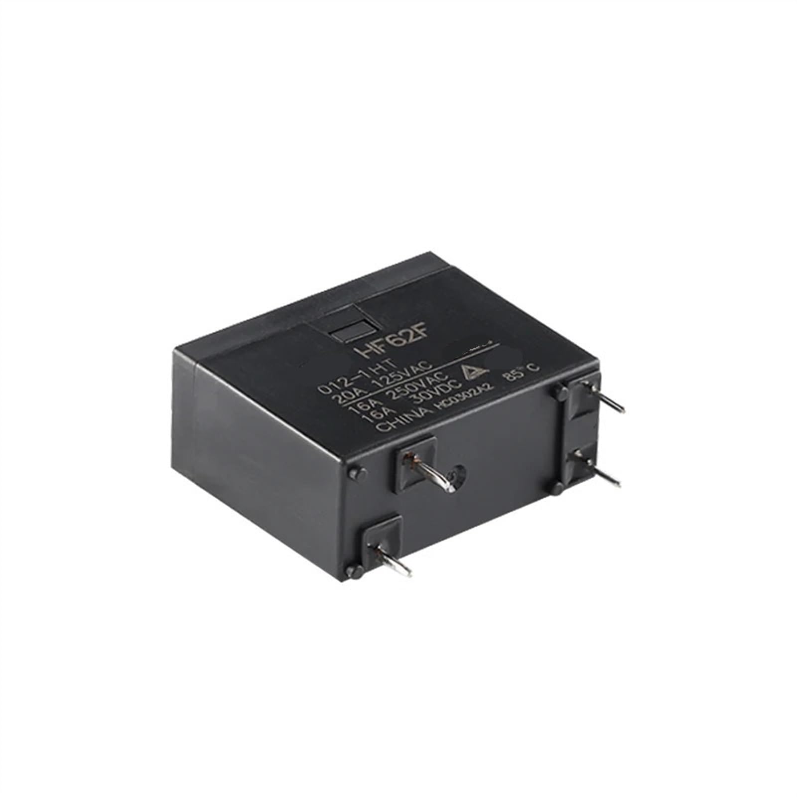 Relé HF62F 012 1HT de potencia 16A 12V y 4 pines normalmente abierto 7