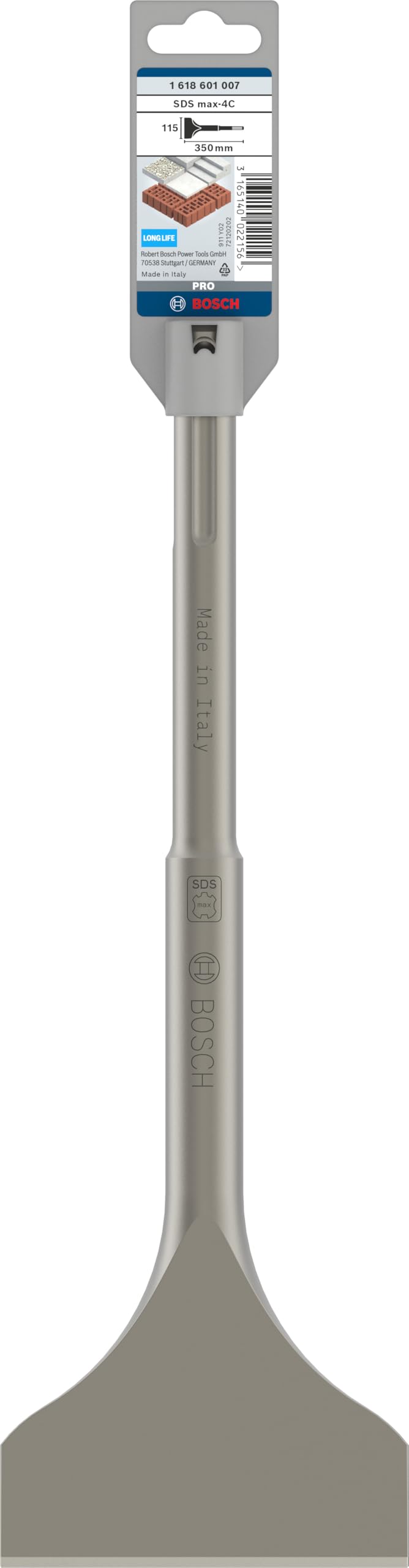 Bosch Accessories Burin Bêche SDS-Max, 350mm x 115mm Gris