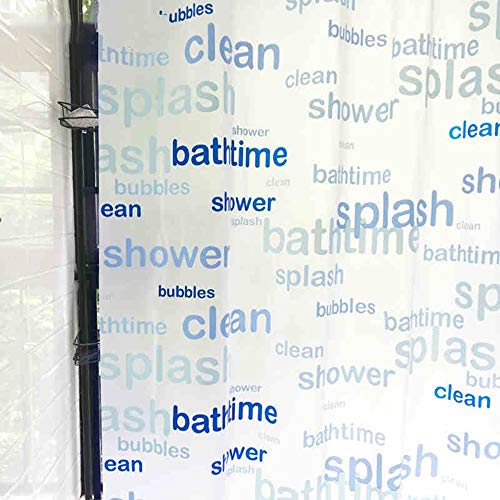 Rideau de douche épais imperméable de salle de bains MU (180x180cm/180x200cm/180x220cm)