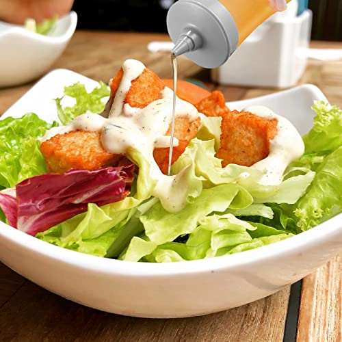Tofficu 3 Pcs Squeeze Esguicho Garrafas de Condimento Ketchup Molho de Salada Garrafas Dispensador d