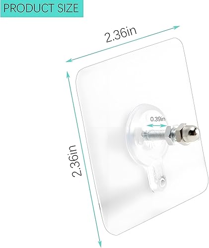 Miniatura 6 de 10 ganchos de pared sin taladrar  Perchas adhesivas resistentes para cocina, baño y hogar  Accesorios para colgar cuadros sin daños con cinta