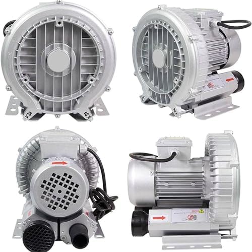 Multi-Use Regenerative Ring Pump High Pressure Vortex Blower Industrial High-Pressure Equipment，Regenerative Blower 220V 50Hz High-Pressure Vortex Ring Blower Industrial Vacuum Pump for Air