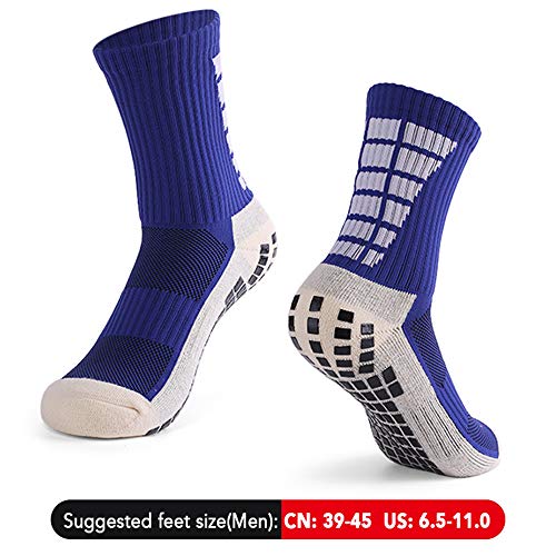 Meias de futebol, Andoer Meias antiderrapantes masculinas de futebol Meias atléticas de compressão p