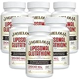 Liposomal Glutathione 2000 mg with L-Serine, L-Glycine & Sulforaphane – Active L-Glutathione Unique Formulation to Enhance Absorption - Master Antioxidant, Detoxifying & Immune | 360 Softgels