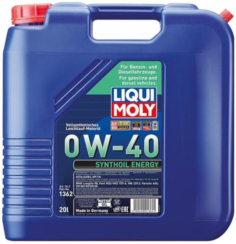 Preisvergleich Produktbild Liqui Moly 1362 20L Motoröl 0W-40