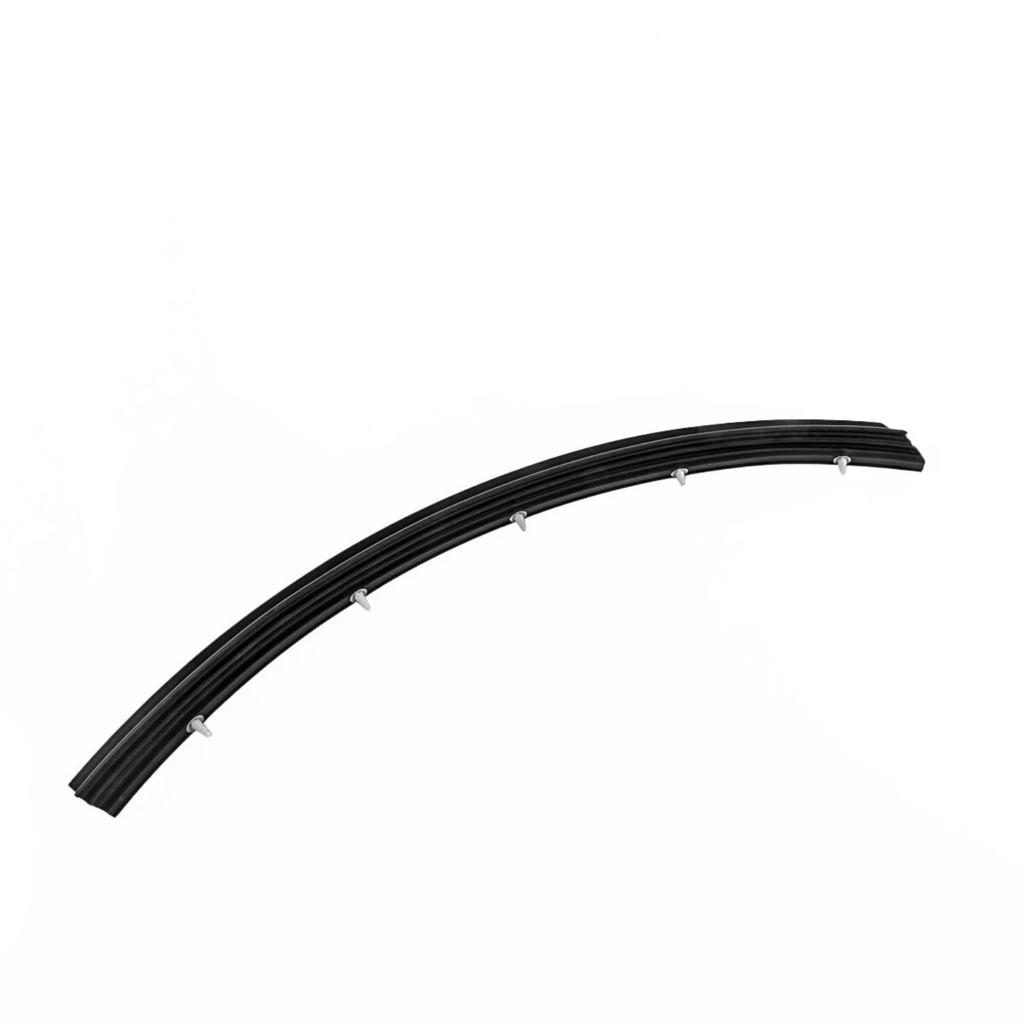 Front Left Door Wheel Arch Seal Rubber with Clips Compatible with VW Transporter T5, T6, Caravelle & Multivan (2003–Onwards) | Nearside Pillar Weatherstrip – Reference Number 7H0837565A
