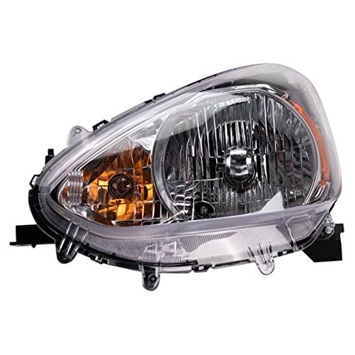 Image of TRQ Driver Side Headlight Assembly Halogen Compatible with 2014-2020 Mitsubishi Mirage MI2502164