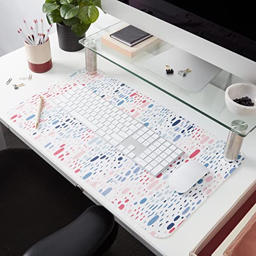 Idée cadeau bureau original grand sous-main coloré 61x35 cm