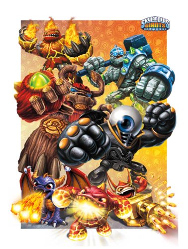 Empire Merchandising 609991 - Póster 3D con diseño de Skylander Giants (Incluye Marco o regleta)