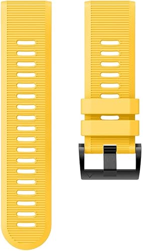 Miniatura 10 de REYDA Correa de silicona compatible con Garmin Tactix 77 ProBravoCharlieDelta, banda de silicona de ajuste rápido de 1.024 in, pulsera deportiva de